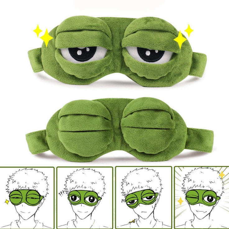 FroschSchlafmaske Schlaf am Tag ganz einfach geregelt