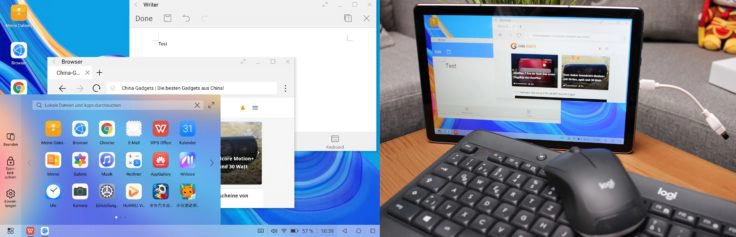 HUAWEI MediaPad M6 Desktopmodus