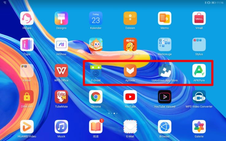 Huawei MediaPad kein Play Store