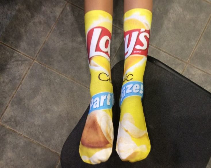 Chips-Socken Stuhl
