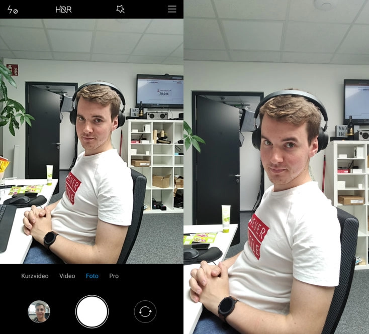 Xiaomi Redmi 7A Kamera-App Vergleich Foto