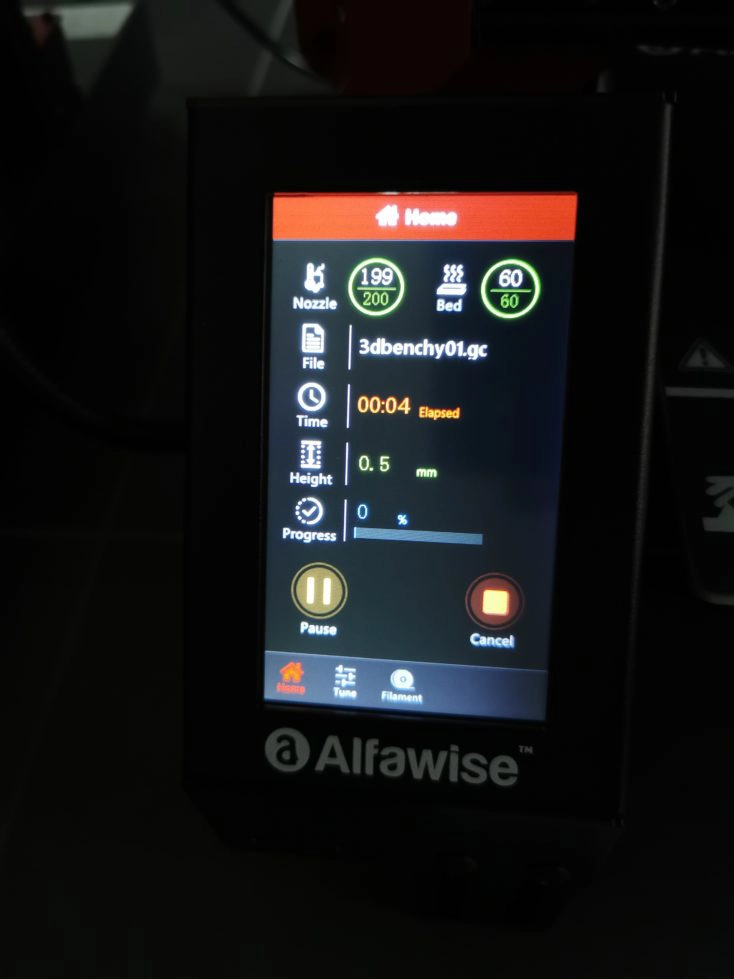 Alfawise U30 Pro 3D Drucker Display