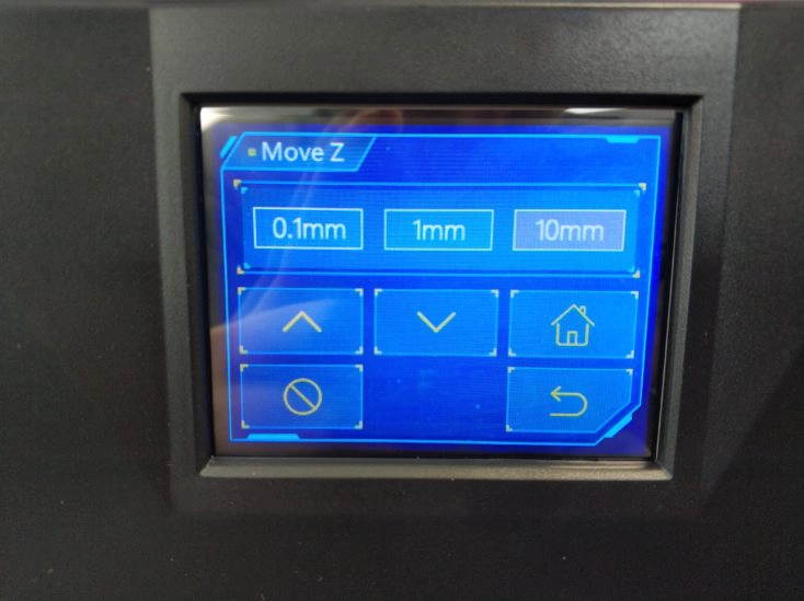 Anycubic Photon S Move Z Menü Anycubic Photon S Move Z Menü