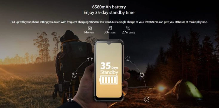 Blackview BV 9800 Pro battery