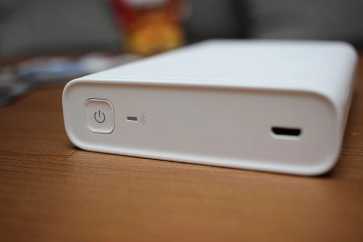 Huawei Fotodrucker Vorderseite mit Powerbutton