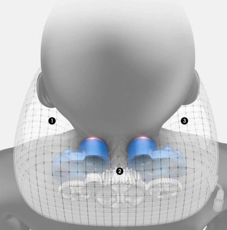 Massage_Nackenkissen mit Motor