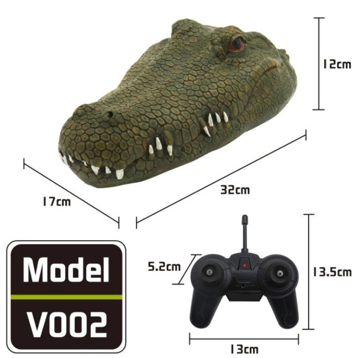 RC Krokodil Rennboot Fernbedienung