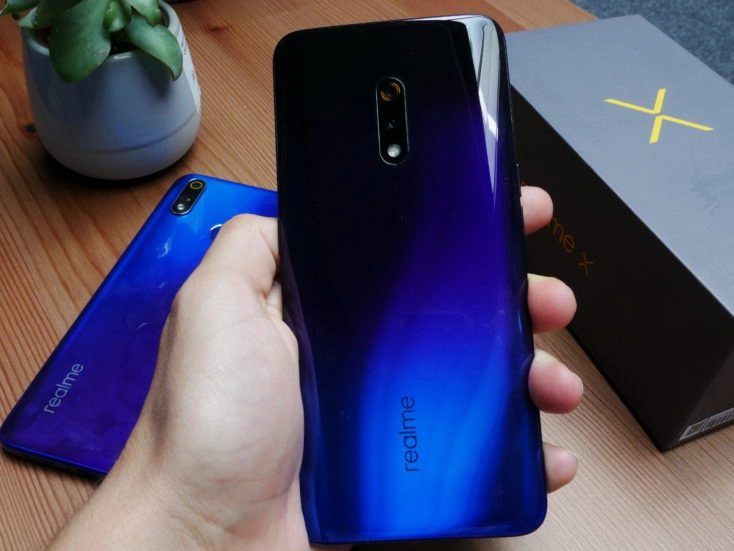 Realme X Smartphone Rückseite