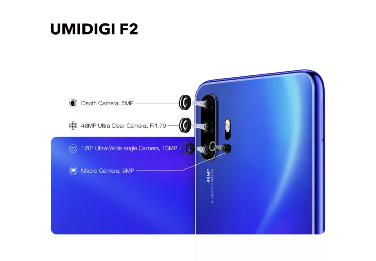 UMIDIGI F2 Smartphone Kamera