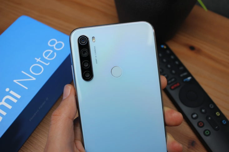 Redmi Note 8 Smartphone Rückseite oben