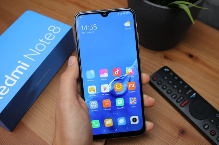 Redmi Note 8 Smartphone in Hand