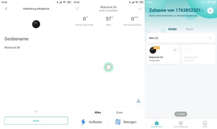 Roborock S4 Saugroboter App WLAN Verbindung