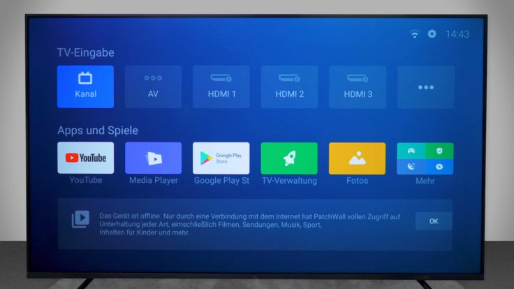 Xiaomi Mi TV 4S Patchwall