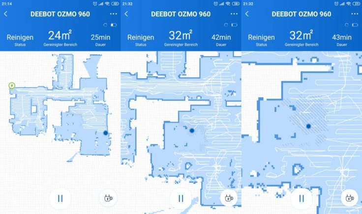 Ecovacs Deebot Ozmo 960 Saugroboter App Mapping Teppicherkennung