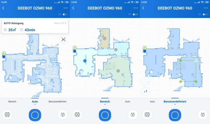 Ecovacs Deebot Ozmo 960 Saugroboter App Raumeinteilung 