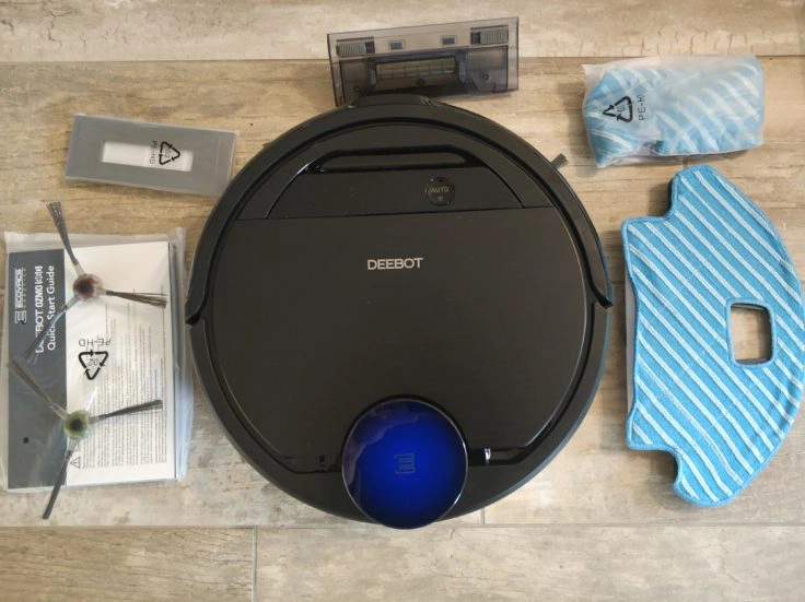 Ecovacs Deebot Ozmo 960 Saugroboter Lieferumfang