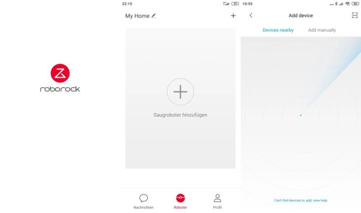 Roborock-S5-Max-Saugroboter-App-hinzufuegen