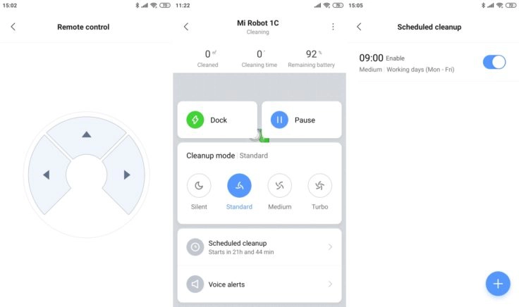 Xiaomi Mi Robot 1C Saugroboter App Einstellungen