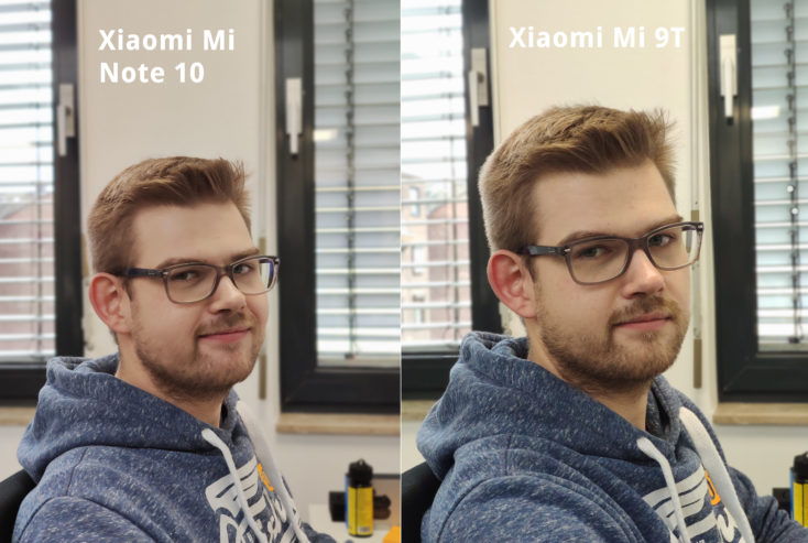 Xiaomi Mi Note 10 Portrait vs Mi 9T