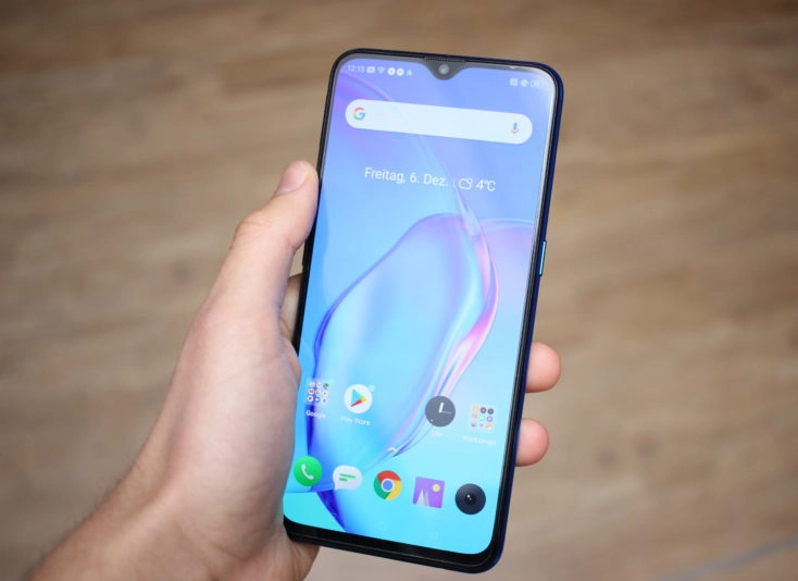 Realme X2 Smartphone in Hand