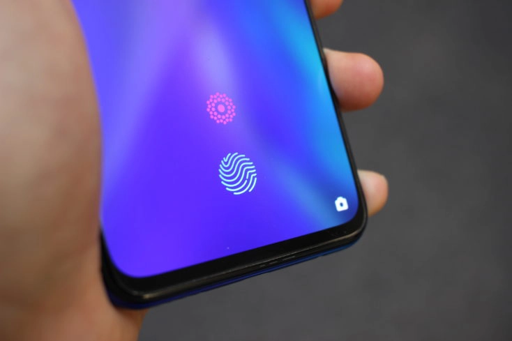 Realme XT Fingerabdrucksensor im Display