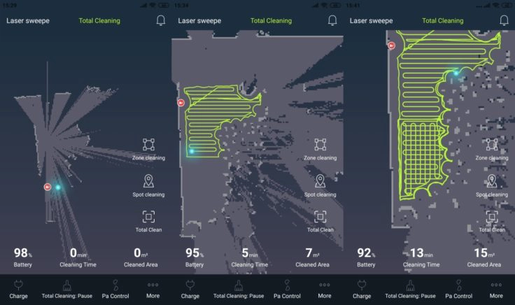 Alfawise V10 Max Saugroboter App Mapping