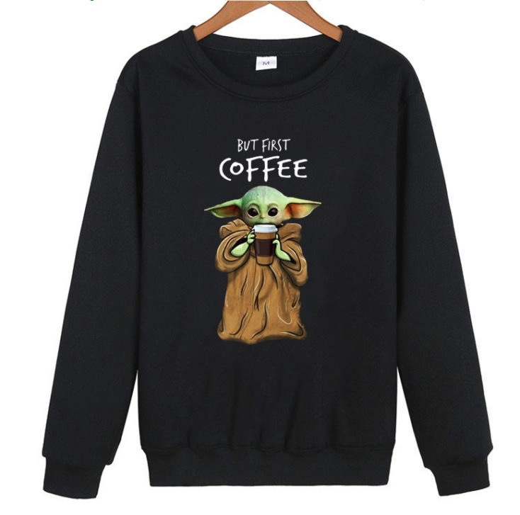 Baby Yoda Coffee Sweater