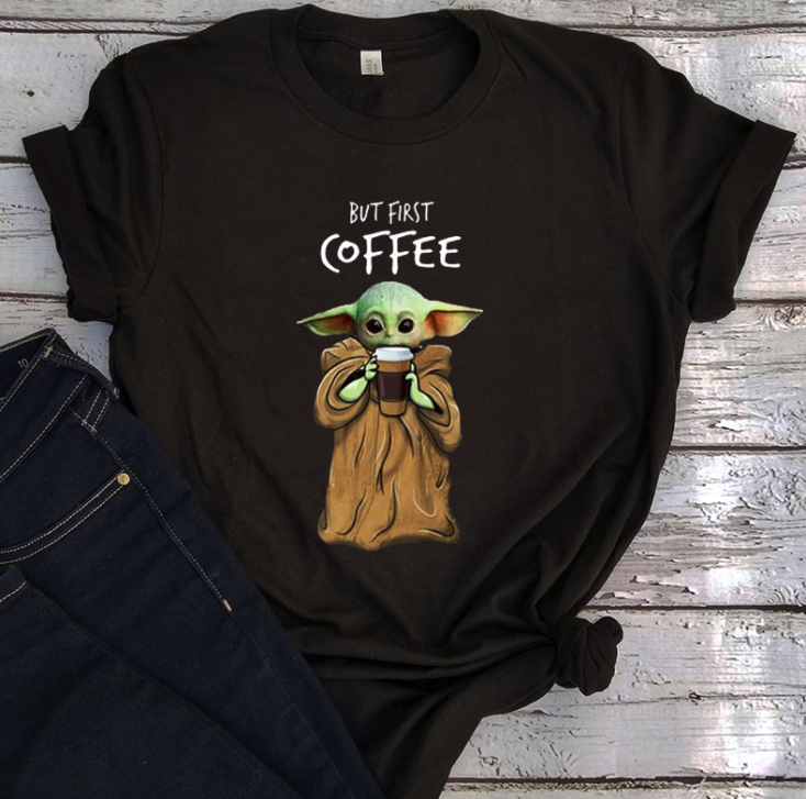 Baby Yoda Coffee Shirt