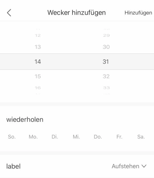 Haylou LS01 Smartwatch App Wecker