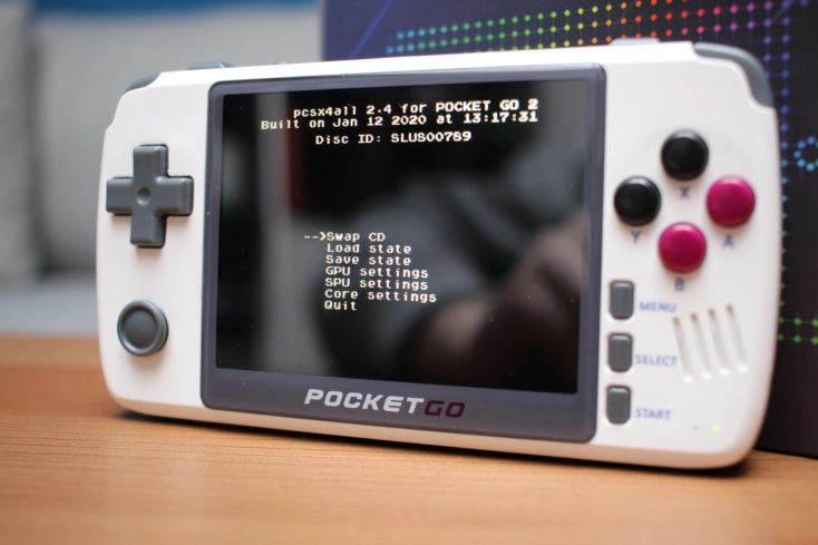 PocketGo V2 Playstation Menue