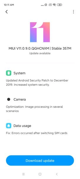 Redmi K30 MIUI 11