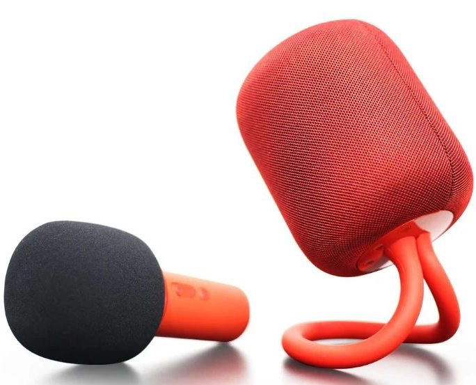 Karaoke Maschine Produktuebersicht Karaoke Maschine in rot.