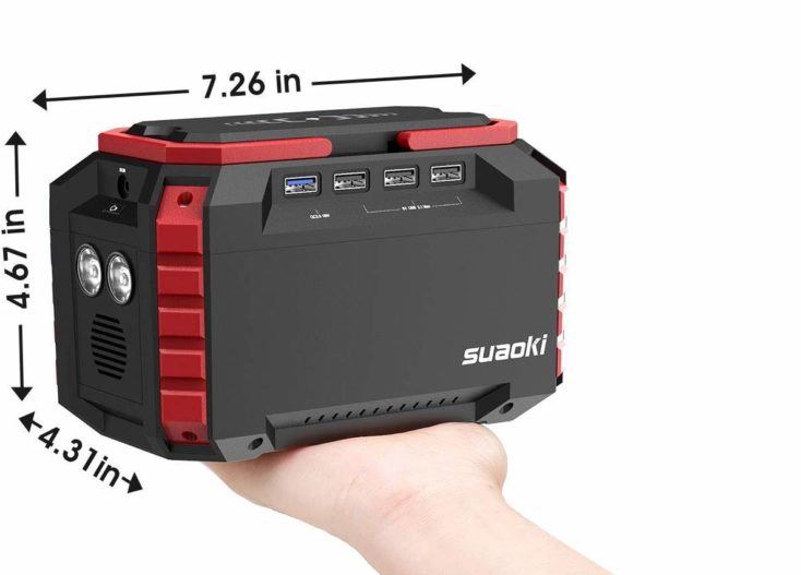 SUAOKI Power Station: XXL-Powerbank mit 40.500 mAh & DC-Anschluss