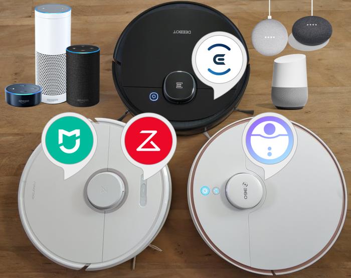 Saugroboter Sprachsteuerung Amazon Alexa Google Assistant Home Skills