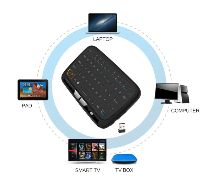 Wireless Touchpad Tastatur Konnektivität