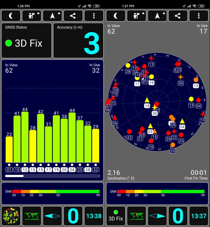 Xiaomi Mi 10 GPS Fix