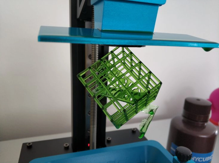 Anycubic Photon Zero erster Druck 1