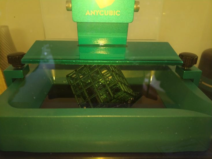 Anycubic Photon Zero erster Druck 2