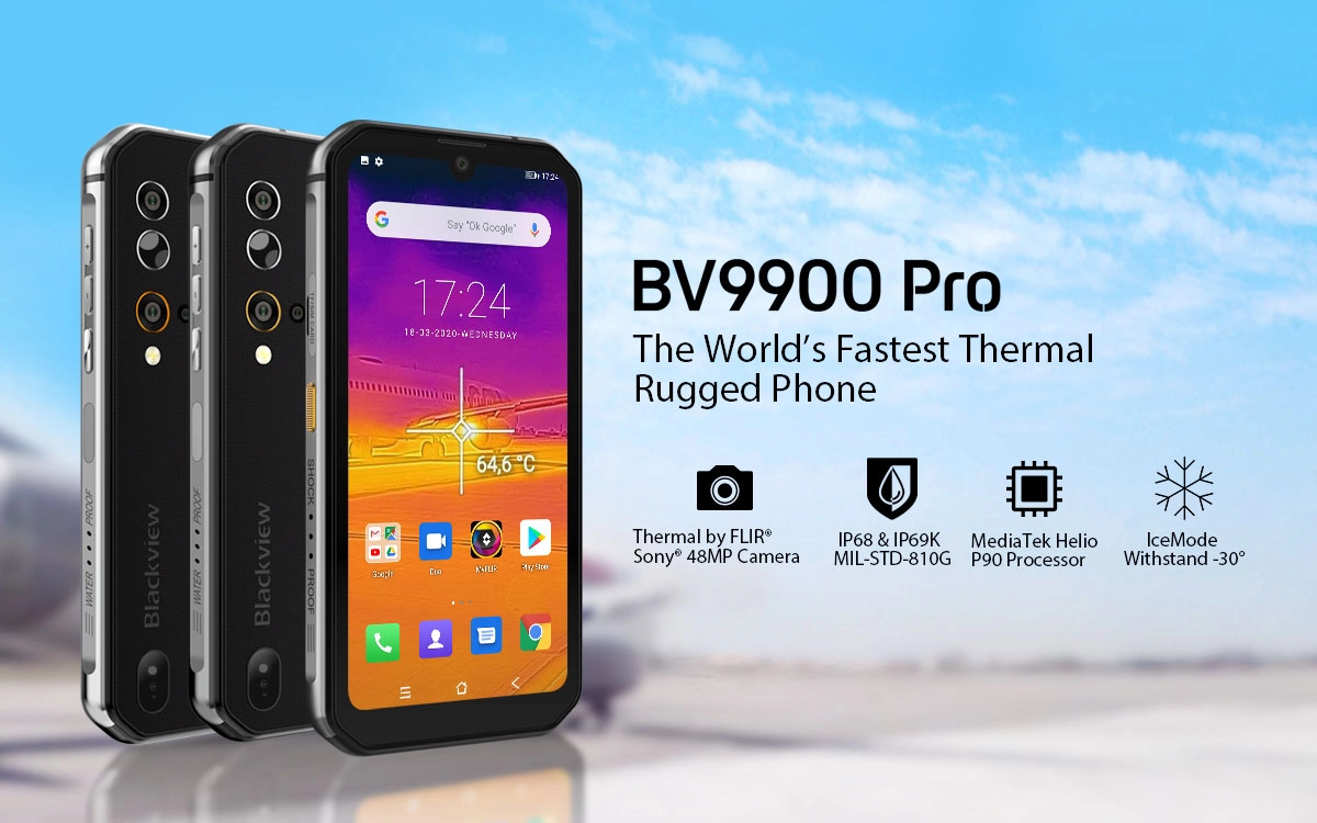 KJYF Custodia per Blackview BV9900 PRO (5.84) Cover