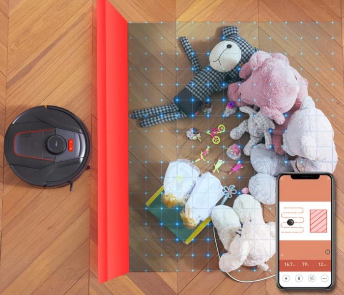 Haier TAB Saugroboter App virtuelle Waende