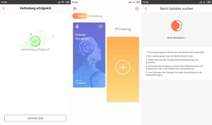 Tesvor M1 Saugroboter WeBack App Firmware-Updates