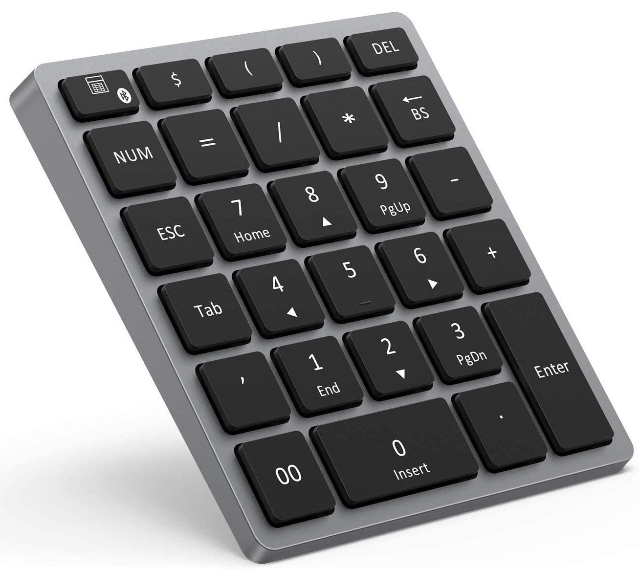 27 Tasten Bluetooth Drahtlose Zehner Tastatur Mini Ziffern Block Mit Mehr W2N1 