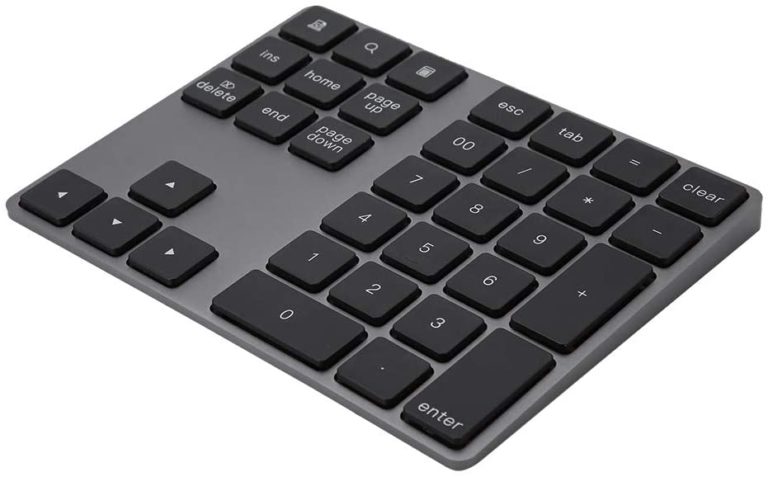 Bluetooth-Nummernblock als Erweiterung für den Laptop