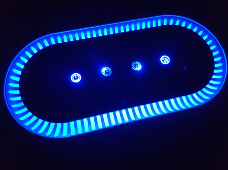 Geekbes Luftreiniger LED Leuchten Dunkelheit