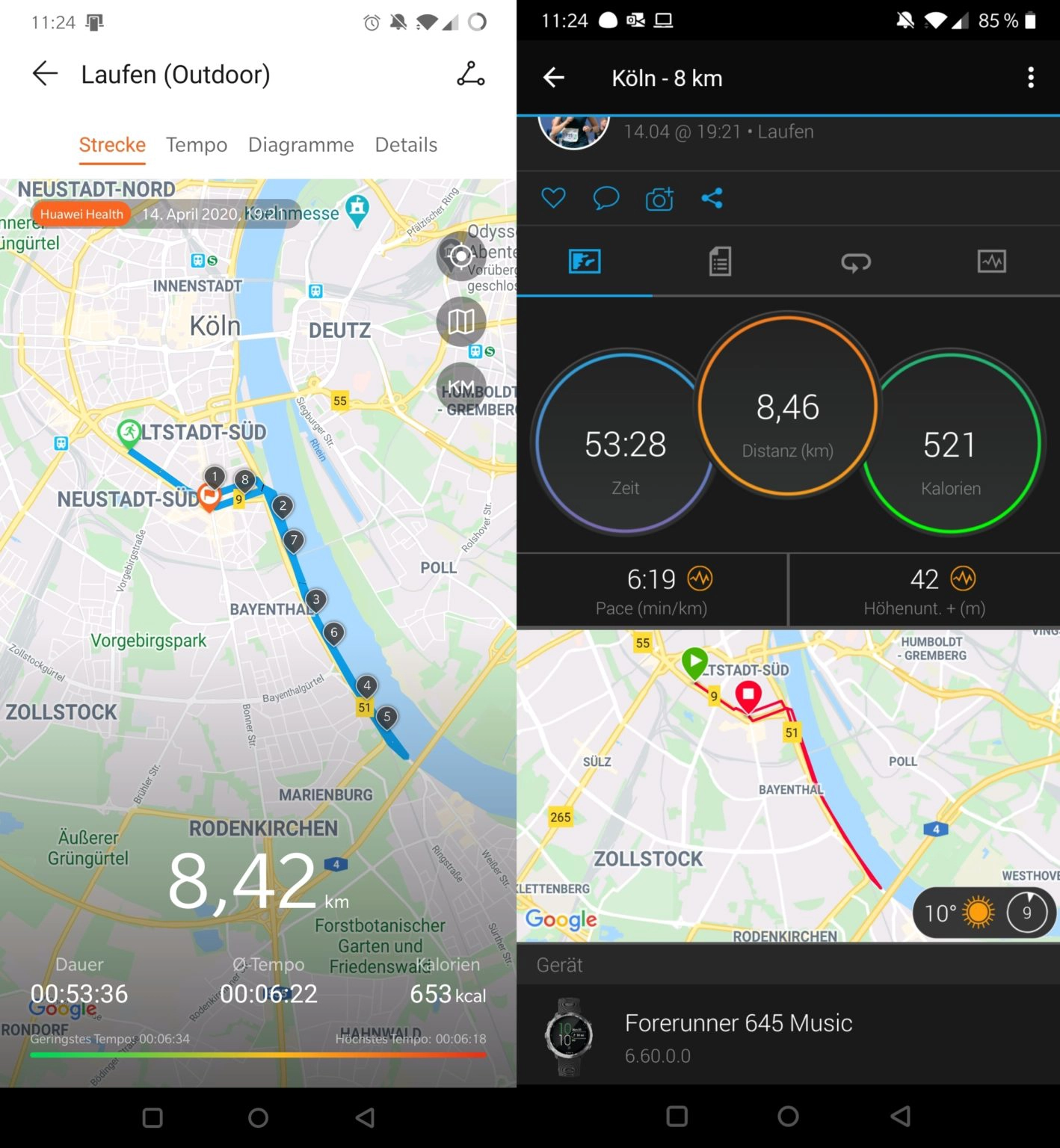 huawei watch gt strava integration