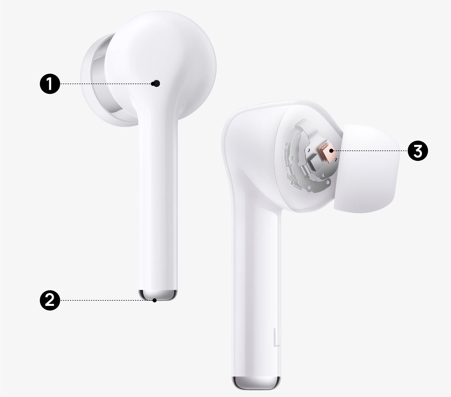 Günstige Artikel diesen Monat Im Test: Huawei Freebuds In-Ear Kopfhörer ANC wireless mit 3i