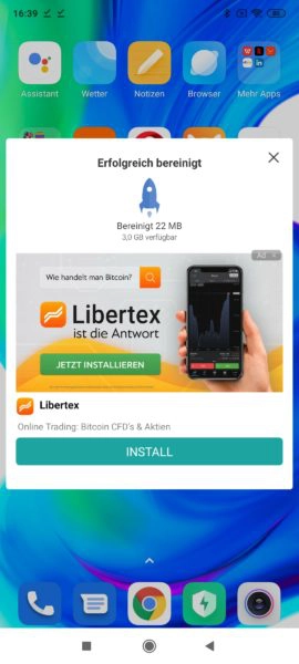 Poco F2 Pro MIUI Werbung