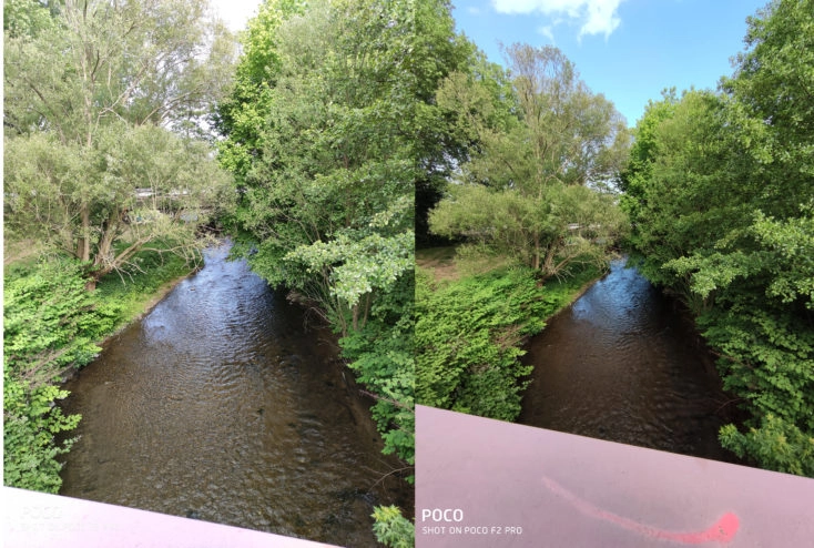 Poco F2 Pro Ultraweit vs Hauptkamera Testfoto Dynamikumfang