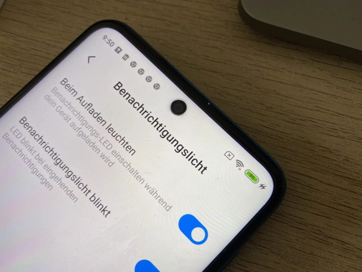 Redmi Note 9S Benachrichtigungs LED