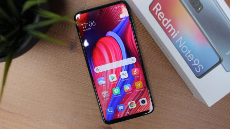 Redmi Note 9S Display Farben